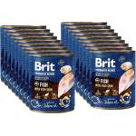 Brit Premium by Nature Риба с рибена кожа 18x800г