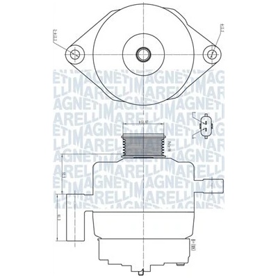MAGNETI MARELLI generátor 063732181010