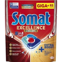 Somat Excellence Premium 5in1 kapsuly do umývačky riadu 65 ks 1267,5 g