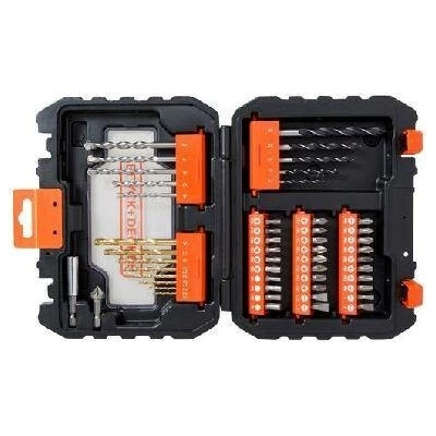 Black & Decker 50dílná sada bitů a vrtáků A7232-XJ