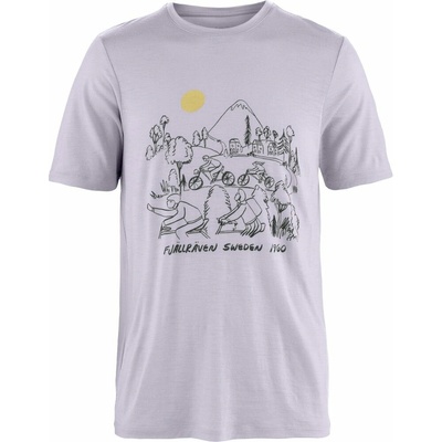 Fjällräven Hoja Lugnt Wool T-shirt M Lavender Mist