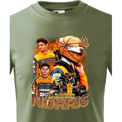 Dětské tričko F1 Lando Norris Military Canvas Dětské tričko Bezvatriko.cz 2851