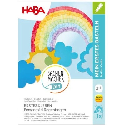 HABA Креативен комплект Залепване на картина на прозорец Дъга