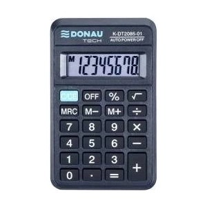 Donau Tech 8 digit pocket calculator. black DONAU - mallbg - 24,19 лв Калкулатори