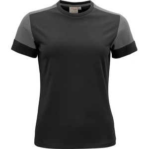 Printer prime t women / Дамска тениска от плътен памук - черна/антрацит (61403180704)