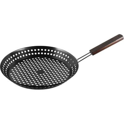 Mustang (Финландия) Перфориран уок тиган за барбекю MUSTANG с незалепващо покритие - Ø30 x h10.5 см (TB MUS 209319)