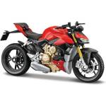 Maisto - Мотоциклет, Ducati Super Naked V4 S, 1: 18 (39300-20075)