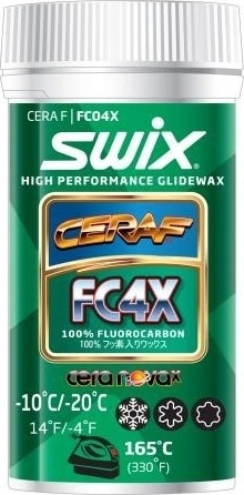 SWIX CERAF FC6X FC4X セット SWIX FC4X 100% FLUORCARBON POWDER