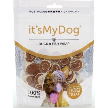 It's My Dog Duck & Fish Wrapped Grain Free - Кучешко лакомство кръгчета патица и риба, без зърно 85 гр