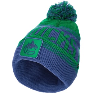 FANATICS Vancouver canucks thrive cuffed pom beanie синьо, зелено uni (04cs-717c-2gf-xan)