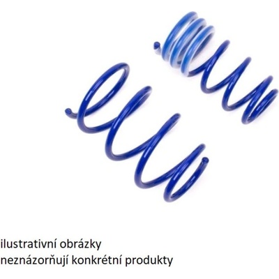 Přední sportovní pružiny ap Sportfahrwerke pro BMW řada 3 Coupe E46, max zatížení PN do 910 kg, snížení vpředu 40 mm