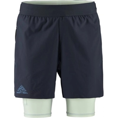 Craft PRO Trail 2in1 šortky modrá