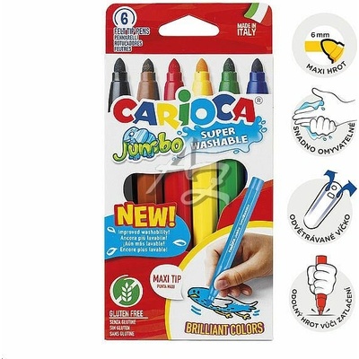 Carioca Jumbo 6barev 40568