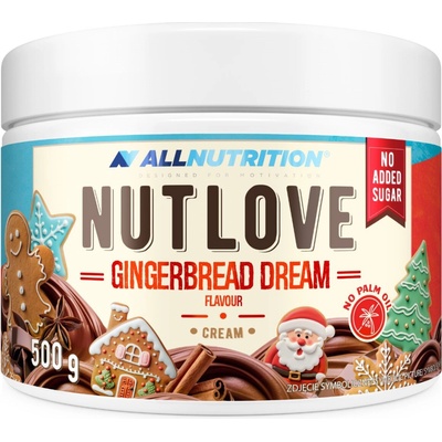 Allnutrition NUTLOVE Gingerbread Dream Flavour Cream, vianočný krem s príchuťou perníka 500 g