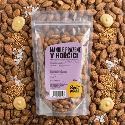 SVĚT PLODŮ Mandle pražené v hořčici 200 g