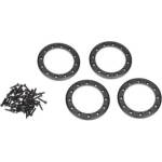 Traxxas алуминиев Beadlock пръстен 1.9" черен (4)