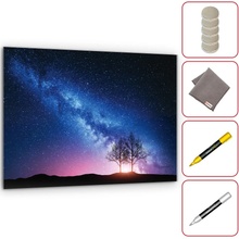 ALLboads TS64_30102 Skleněný obraz MLÉČNÁ DRÁHA A STROM 60x40 cm