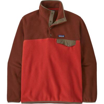 Patagonia Мъжки поларен пуловер Patagonia Lightweight Synch Snap-T P/O Fleece jumper - Amanita Red (005-4270-3412)