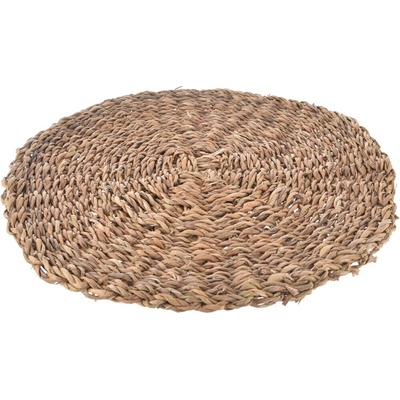 Indecor kulaté béžové prostírání z mořské trávy 37 cm