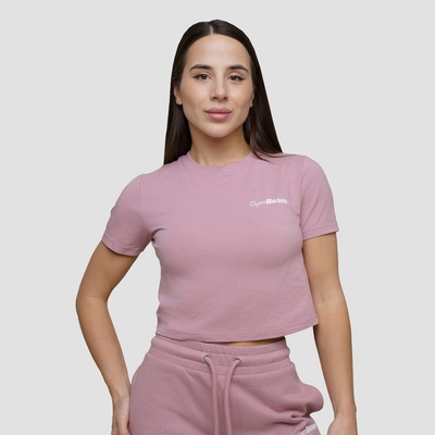 GymBeam Дамска тениска Agile Cropped Woodrose L