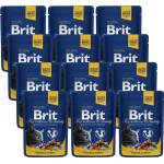 Brit Cat ПИЛЕ и ПУЙКА 12x100г