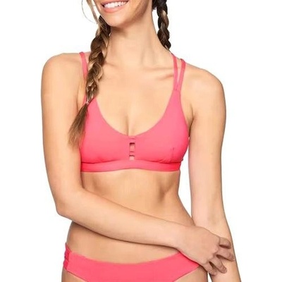 Hurley Max Solid Scoop Top dámské plavky