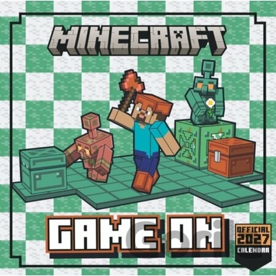 Oficiální dětský nástěnný mini Minecraft s plakátem 17,8 x 17,8|35,6 cm 2027