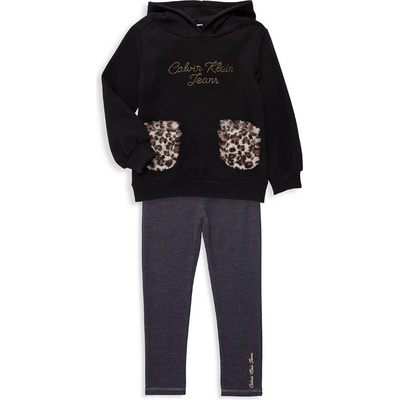 Calvin Klein oblečení pro holčičku Hoodie & Leggings Set