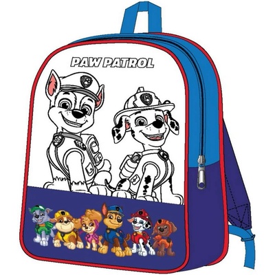 Детска раница за оцветяване направи си сам Пес Патрул 38 см