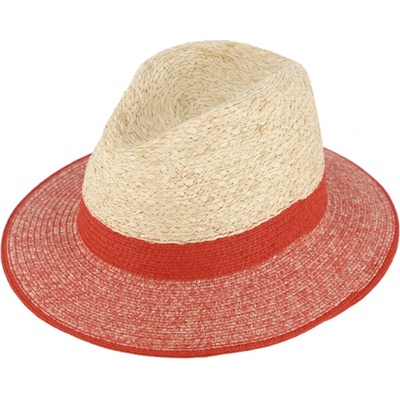 Fiebig Headwear since 1903 Letní crushable fedora klobouk Traveller Raffia