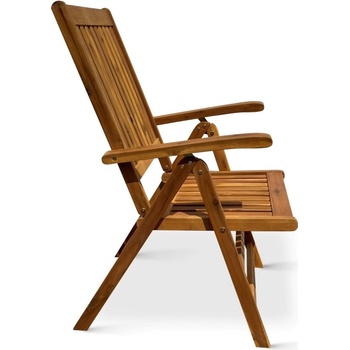 Nábytek Texim Viet akáciová polohovací židle