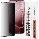 Techsuit Стъклен протектор за Oppo A6 Pro 4G / 5G - Techsuit 111D Privacy Full Glue - Черен