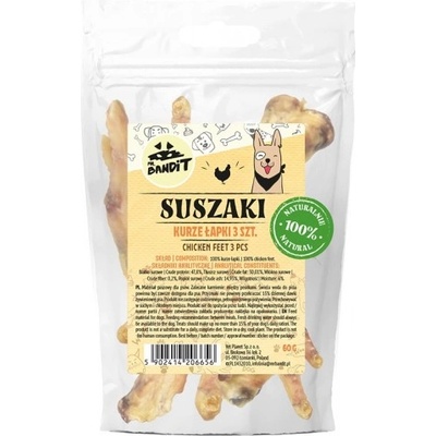 VetExpert Mr. Bandit Chicken feet - лакомство за кучета, пилешки крачета - 3 бр - Полша