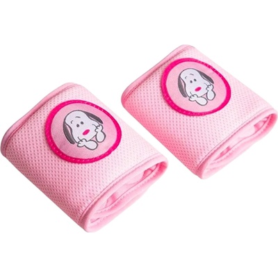 BabyJem Меки наколенки за лазене BabyJem - Кученце, розови (498)