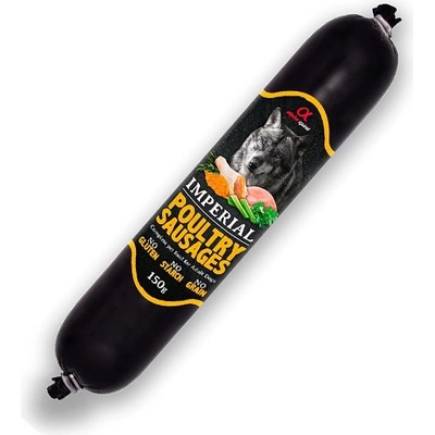 Alpha Spirit Dog Imperial Sausages Poultry 150 g