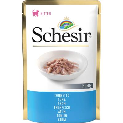 Schesir Cat Jelly kitten tuniak 6 x 85 g