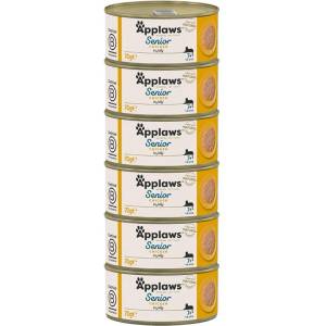 Applaws Консерва за котки Senior пиле в желе 6 x 70 г