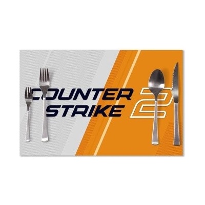 Sablio Prostírání Counter Strike 2 Oranžová 40x30cm