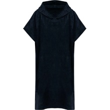 unisex froté pončo s kapucí Poncho námořnická modrá