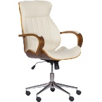Carmen Президентски офис стол Carmen 6402 - орех-крем (3520059_1) - tierradesign