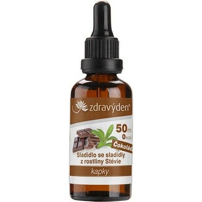 ZdravyDeň Zdravý deň Stevia kvapky čokoláda 50 ml