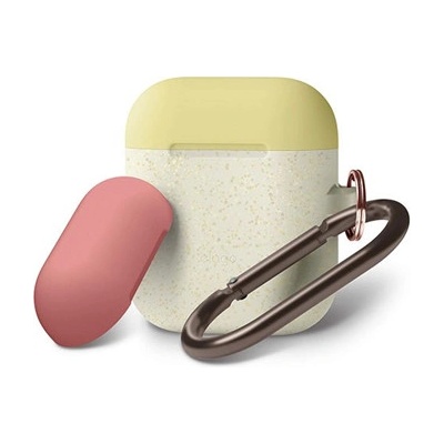 Elago Airpods Silicone Duo Hang Case EAPDH-LUGDP-YEIRO