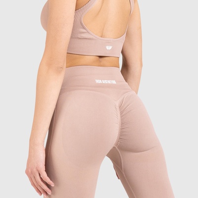 Iron Aesthetics Seamless Butt bezšvové legíny ružové