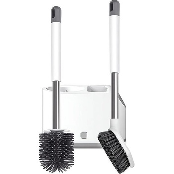 Ruhhy 24377 Silikonový kartáč na WC 2 v 1