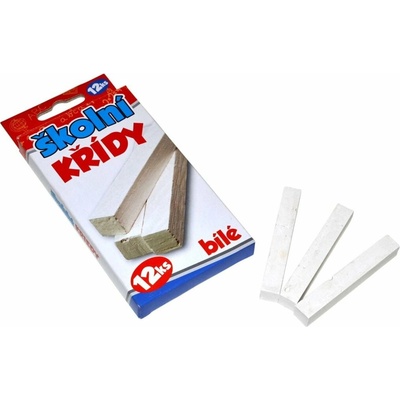 Wiky Křídy školní bílé 12 ks – Zboží Dáma