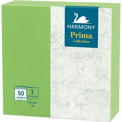 Harmony ubrousky Color zelené 50ks 33x33cm