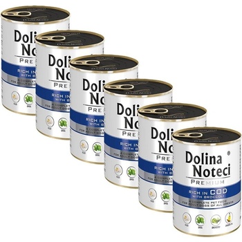 Dolina Noteci Premium Adult Cod with Broccoli 6 x 400 g