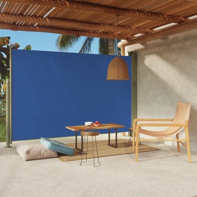 vidaXL Zatahovací boční markýza 200 x 300 cm černá