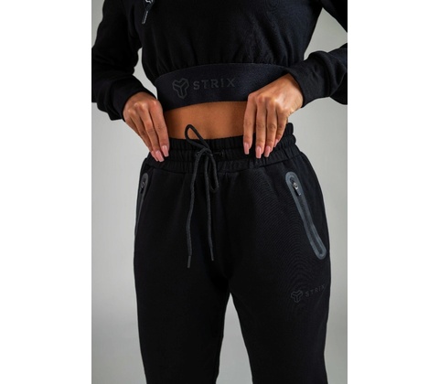 Strix dámske tepláky essential black
