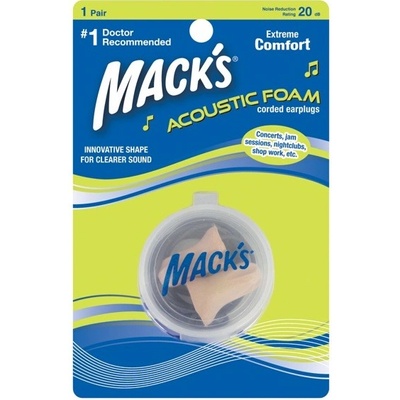 Mack's Acoustic špunty do uší 1 pár